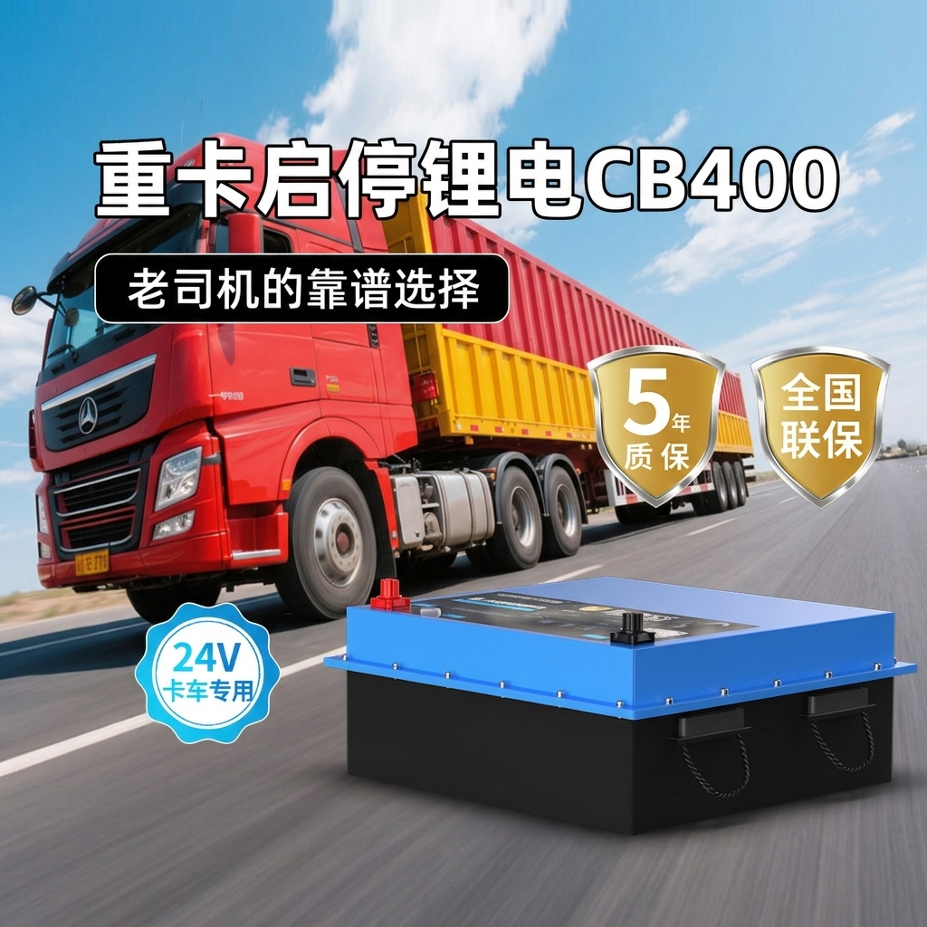 重卡启停锂电 24V 400Ah